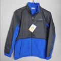 Columbia Jackets & Coats | Columbia Omni Shield Mixed Media Fleece Jacket Nwt | Color: Blue/Gray | Size: Lb