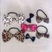 Brandy Melville Accessories | 7 Hair Bows | Color: Black/Tan | Size: Os