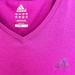 Adidas Tops | Adidas | Clima-Lite V Neck Shirt Size Large | Color: Pink | Size: L