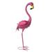 Bay Isle Home™ Lopp Iron Flamingo Garden Art Metal | 40 H x 12 W x 6 D in | Wayfair 59CDA0CDC09E4682AA9C4AAEC2BA5FD1