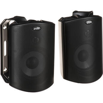 Polk Audio Atrium4 All-Weather Indoor/Outdoor Speakers (Black, Pair) AM4085 (BLACK)