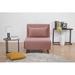 Convertible Chair - Mercury Row® Teen Clarissa Twin Convertible Chair Polyester in Pink | 31.89 H x 30.31 W x 35.43 D in | Wayfair