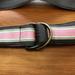 J. Crew Accessories | Nwot Double Ring Brown/Pink Belt; Size M/L | Color: Brown/Pink | Size: M/L