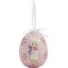 Precious Moments You're Some-Bunny Sweet Bisque Porcelain Egg Ball Ornament Ceramic/Porcelain in Pink | 4.41 H x 3.5 W x 3.5 D in | Wayfair 202404