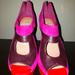Jessica Simpson Shoes | Jessica Simpson Platform Heels 8 | Color: Orange/Purple | Size: 8