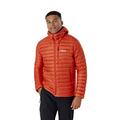 Rab Mens Microlight Alpine Jacket, Light Weight, Warm Winter Jacket, Windproof, Breathable, Packable