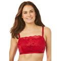 Plus Size Women's Lace Wireless Cami Bra by Comfort Choice in Classic Red (Size 52 DD)