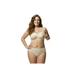 Plus Size Women's Cotton Nursing Soft Cup Bra by Elila in Nude (Size 32 F)