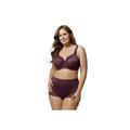 Plus Size Women's Full-Lace Underwire Bra by Elila in Plum (Size 36 G)