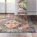 Blue/Brown 45 x 0.5 in Area Rug - Kelly Clarkson Home Baylee Oriental Area Rug Polypropylene | 45 W x 0.5 D in | Wayfair