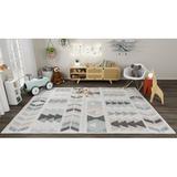 Gray/Green 30 x 0.5 in Area Rug - Wade Logan® Miko Contemporary Mint Lime Area Rug Polypropylene | 30 W x 0.5 D in | Wayfair