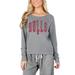 Women's Concepts Sport Gray Chicago Bulls Mainstream Terry Long Sleeve T-Shirt