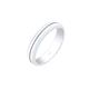 Elli PREMIUM - Bandring Trauring Basic Hochzeit Paar 925 Silber Ringe Damen