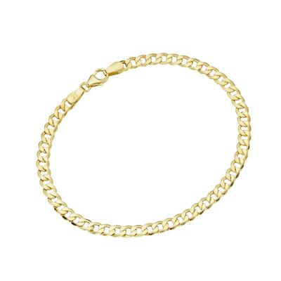 Luigi Merano Armband Panzerkette, Gold 375 21 cm Damen Image