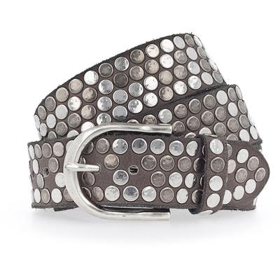 b.belt Nietengürtel Leder 95 cm Braun Damen