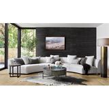 Brown Sectional - AllModern Fremont 212" Wide Symmetrical Modular Corner Sectional Other Performance Fabrics | 29 H x 212 W x 45 D in | Wayfair