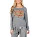 Women's Concepts Sport Gray Iowa State Cyclones Mainstream Terry Long Sleeve T-Shirt