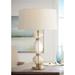 Arteriors Home Dreena 32" Smoke Luster Stacked Glass Table Lamp