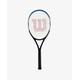 Wilson Tennisschläger Ultra Team V3.0, Freizeitspieler, Geometrie und Kraft, Schwarz/Silber/Blau, WR046210U3