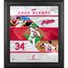 Zach Plesac Cleveland Indians Framed 15" x 17" Stitched Stars Collage
