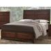 Red Barrel Studio® Varlano Standard Bed Wood in Brown | 55 H x 63 W x 87 D in | Wayfair 2A41D7604B1B425A9CB45651B2481B32