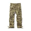 Aeslech Mens Cargo Work Combat Trousers Tactical Army Military Pants with 8 Pockets for Casual Hiking Camping Camo 169 30