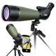 Gosky Updated Newest Spotting Scope - BAK4 Angled Scope for Target Shooting Hunting Bird Watching Wildlife Scenery（Camere adapter compatible with Nikon）