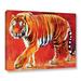 Bungalow Rose 'Bengal Tiger' - Painting Print on Canvas Metal in Brown/Orange | 24 H x 32 W x 2 D in | Wayfair DCCED413A37940EA9A861BFC92EA9B44