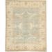 Blue/White 98 x 0.25 in Area Rug - Bokara Rug Co, Inc. Hand-Knotted High-Quality Light Blue & Ivory Area Rug Wool | 98 W x 0.25 D in | Wayfair