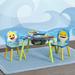 Delta Children Baby Shark 3 Piece Play Table & Chair Set Wood in Blue/Brown | 17.72 H x 24 W in | Wayfair TT89013SH-1127