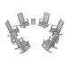 Sand & Stable™ Tristyn 10 Piece Multiple Chairs Seating Group Plastic in Gray | Outdoor Furniture | Wayfair 506C5A78CB274F1A991767F4A5E90021