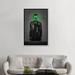 East Urban Home The Son of Man by Octavian Mielu - Painting Print Canvas/Metal in Black/Gray | 48 H x 32 W x 1.5 D in | Wayfair