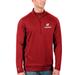 Men's Antigua Red Wisconsin Badgers Big & Tall Generation Quarter-Zip Pullover Jacket