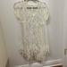 Free People Dresses | Free People Boho Lace Chic Dress | Color: Cream/White | Size: Xs