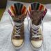 Coach Shoes | Coach "Bonney" High Top Fold Over Sneakers | Color: Brown/Tan | Size: 5