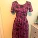 Lularoe Dresses | Amelia Dress | Color: Purple | Size: M