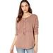 Free People Tops | Free People Red Clay Combo Top. Nwt | Color: Tan | Size: S