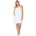 Plus Size Women's Dreams & Co.® Terry Towel Wrap by Dreams & Co. in White (Size 38/40) Robe