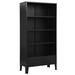 Latitude Run® Bookshelf Industrial 35.4"x15.7"x70.9" Steel in Black | 70.9 H x 35.4 W x 15.7 D in | Wayfair 9C96D76D9BAE45CE8254E6B4753FCF5F