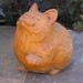 Nichols Bros. Stoneworks Happy Fat Kitten Statue Concrete in Brown | 6.5 H x 4.5 W x 7 D in | Wayfair GNKF-DW