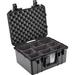 Pelican 1507AirTP Hard Carry Case with TrekPak Divider Insert (Black) - [Site discount] 015070-0051-110