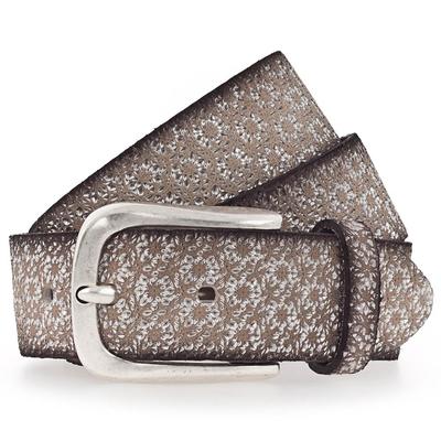 b.belt - Gürtel Leder 1 ct Braun Damen