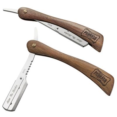 PRORASO Rasiermesser mit Holzgriff Herren