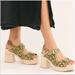 Free People Shoes | Free People Snake Platform Shoes 37 New | Color: Yellow | Size: 37