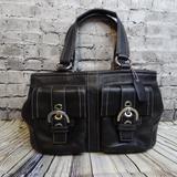 Coach Bags | Coach Leather Purse Handbag Black Coach Authentic | Color: Black | Size: Os