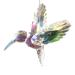 The Holiday Aisle® Hummingbird Holiday Shaped Ornament Plastic | 3.74 H x 3.74 W x 2.5 D in | Wayfair 0590334E8B41474EB86E8EC9C3A85AA8