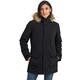 TOG 24 Alderidge Womens Parka Winter Jacket, Waterproof 5K Rating with Synthetic Filling for Warmth and Hood with Removable Faux Fur Trim Black