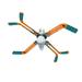 San Jose Sharks Split Stick Ceiling Fan