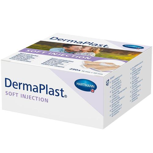 Dermaplast Soft Injection Pflasterstrips 16x40 mm 250 St Pflaster