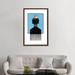 East Urban Home Little Prince Afropick by Manasseh Johnson - Print Canvas/Metal in Black/Blue/White | 48 H x 32 W x 1.5 D in | Wayfair